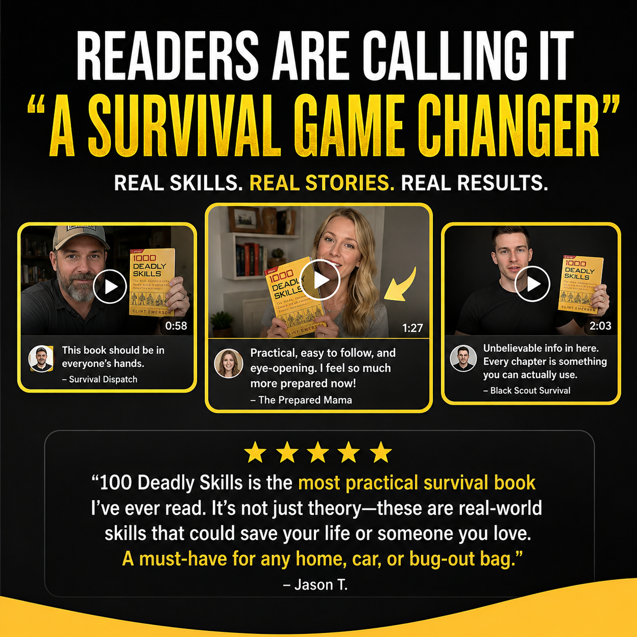 100 Deadly Skills Book